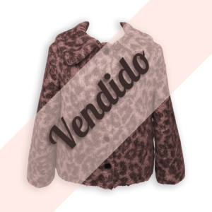 Abrigo de pelo leopardo